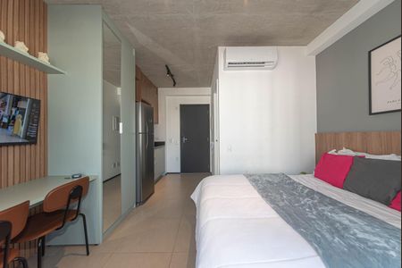 Studio para alugar com 22m², 1 quarto e sem vaga Studio para alugar com 22m², 1 quarto e sem vagaQuarto