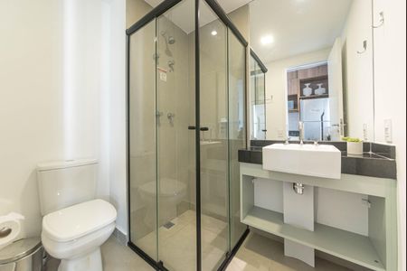 Studio para alugar com 22m², 1 quarto e sem vaga Studio para alugar com 22m², 1 quarto e sem vagaBanheiro