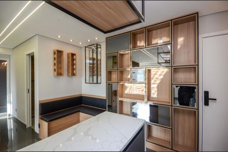Sala de Jantar de apartamento à venda com 2 quartos, 58m² em Vila Cruz das Almas, São Paulo