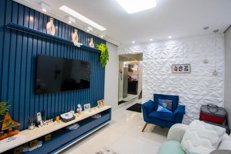Sala de casa à venda com 2 quartos, 100m² em Jardim Cristiane, Santo André