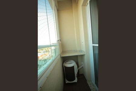Varanda da Sala  de apartamento à venda com 2 quartos, 54m² em Vila Santa Angelina, São Bernardo do Campo
