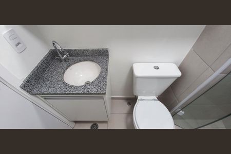 Apartamento para alugar com 42m², 2 quartos e sem vaga Apartamento para alugar com 42m², 2 quartos e sem vagaDetalhe do banheiro