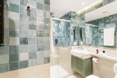 Studio para alugar com 27m², 1 quarto e sem vaga Studio para alugar com 27m², 1 quarto e sem vagaBanheiro