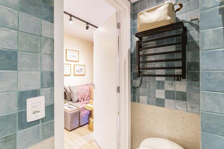 Studio para alugar com 27m², 1 quarto e sem vaga Studio para alugar com 27m², 1 quarto e sem vagaBanheiro