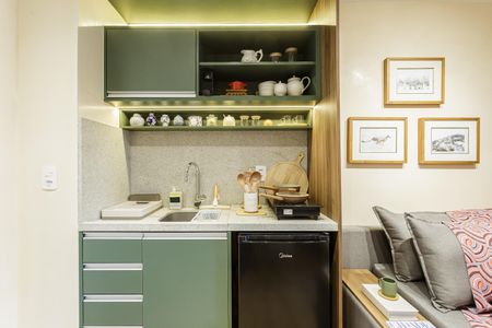 Studio para alugar com 27m², 1 quarto e sem vaga Studio para alugar com 27m², 1 quarto e sem vagaStudio