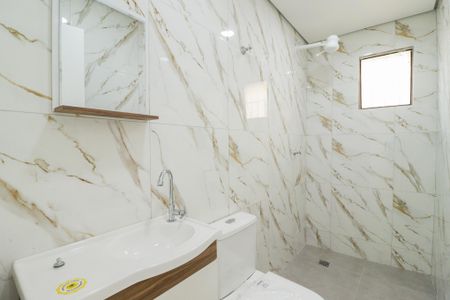 Banheiro de apartamento para alugar com 1 quarto, 38m² em Lauzane Paulista, São Paulo