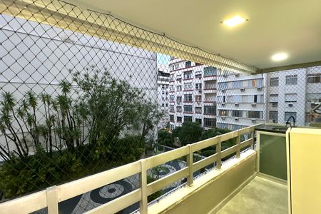 Varanda da Sala de apartamento para alugar com 2 quartos, 70m² em Copacabana, Rio de Janeiro