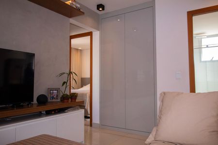 Sala de estarSala de estar de apartamento à venda com 2 quartos, 65m² em Nova Granada, Belo Horizonte
