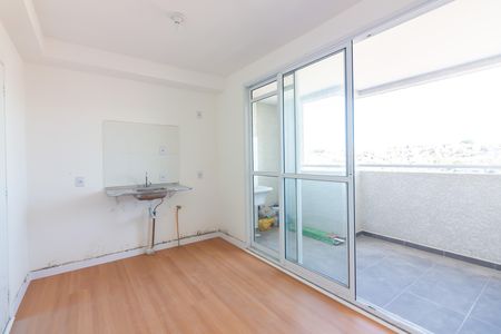 Sala e Cozinha  de apartamento para alugar com 2 quartos, 37m² em Jaguaribe, Osasco