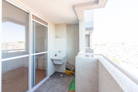 Varanda da Sala de apartamento para alugar com 2 quartos, 37m² em Jaguaribe, Osasco