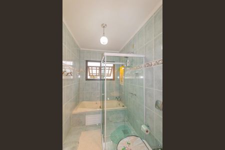 Banheiro da Suíte de casa à venda com 4 quartos, 345m² em Marechal Rondon, Canoas