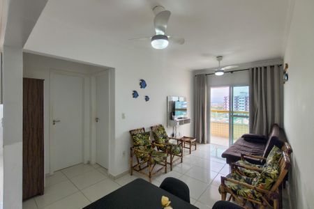 Sala de apartamento para alugar com 1 quarto, 52m² em Vila Caiçara, Praia Grande