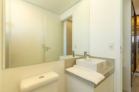 Apartamento para alugar com 47m², 1 quarto e 1 vaga Apartamento para alugar com 47m², 1 quarto e 1 vagaBanheiro