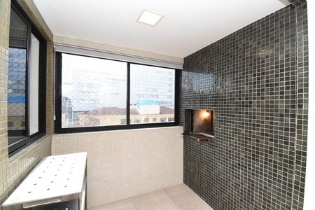 Varanda da Sala com Churrasqueira de apartamento à venda com 1 quarto, 61m² em Batel, Curitiba