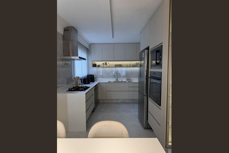Cozinha de apartamento à venda com 3 quartos, 115m² em Jardim, Santo André