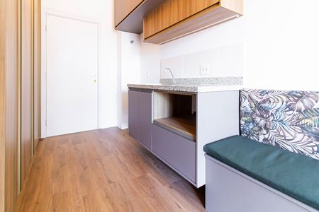 Cozinha de kitnet/studio para alugar com 1 quarto, 25m² em Vila Leopoldina, São Paulo