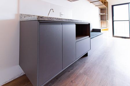 Cozinha de kitnet/studio para alugar com 1 quarto, 25m² em Vila Leopoldina, São Paulo