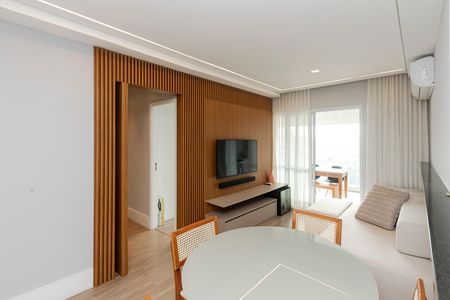 Sala de apartamento à venda com 1 quarto, 70m² em Vila Gertrudes, São Paulo