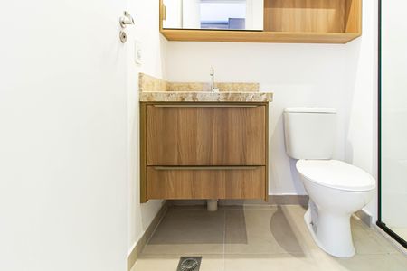 Studio à venda com 25m², 1 quarto e sem vaga Studio à venda com 25m², 1 quarto e sem vagaBanheiro