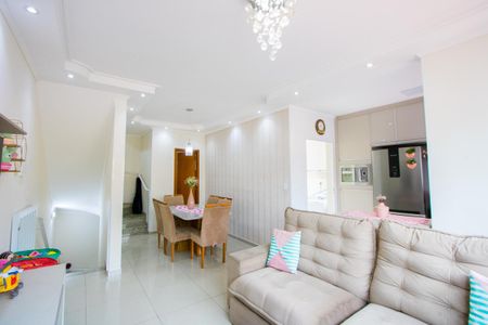 Sala de casa à venda com 3 quartos, 121m² em Vila Guarani, Santo André