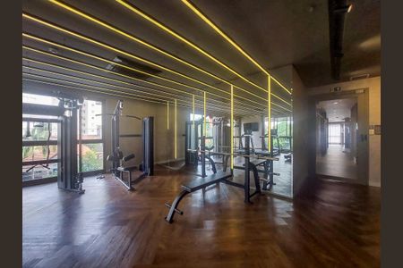 Studio para alugar com 27m², 1 quarto e sem vaga Studio para alugar com 27m², 1 quarto e sem vagaAcademia