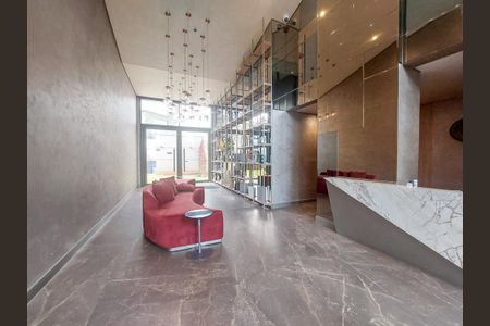 Studio para alugar com 27m², 1 quarto e sem vaga Studio para alugar com 27m², 1 quarto e sem vagaHall de entrada