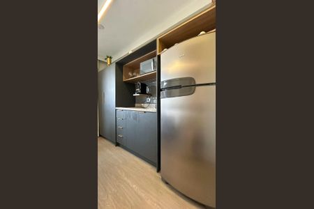 Cozinha de kitnet/studio à venda com 1 quarto, 20m² em Santo Amaro, São Paulo