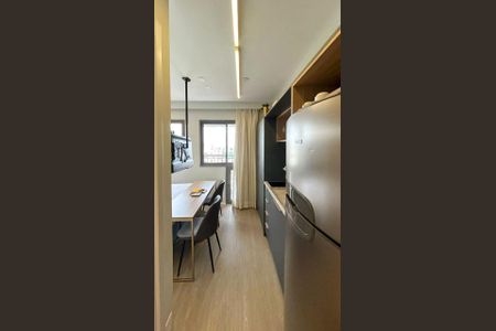Cozinha de kitnet/studio à venda com 1 quarto, 20m² em Santo Amaro, São Paulo