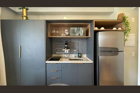 Studio à venda com 20m², 1 quarto e sem vagaCozinha