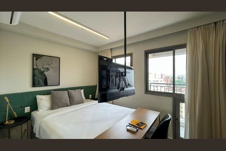 Sala - Quarto de kitnet/studio à venda com 1 quarto, 20m² em Santo Amaro, São Paulo