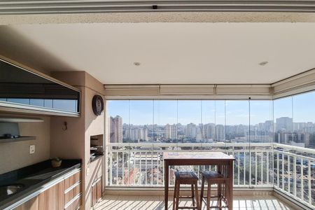 Varanda gourmet de apartamento à venda com 3 quartos, 128m² em Nova Petrópolis, São Bernardo do Campo