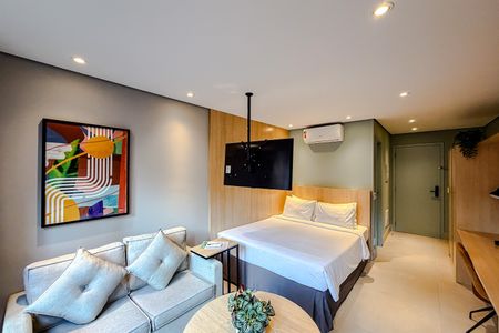 Studio para alugar com 25m², 1 quarto e sem vaga Studio para alugar com 25m², 1 quarto e sem vagaStudio