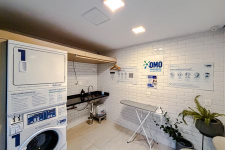 Studio para alugar com 25m², 1 quarto e sem vaga Studio para alugar com 25m², 1 quarto e sem vagaLavanderia