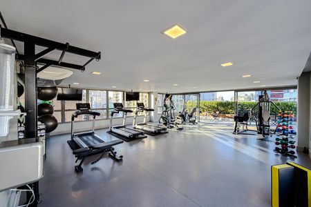 Studio para alugar com 25m², 1 quarto e sem vaga Studio para alugar com 25m², 1 quarto e sem vagaÁrea comum - Academia