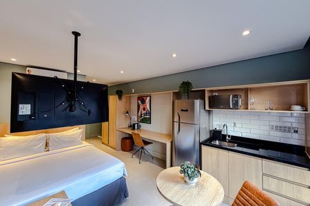 Studio para alugar com 25m², 1 quarto e sem vaga Studio para alugar com 25m², 1 quarto e sem vagaStudio