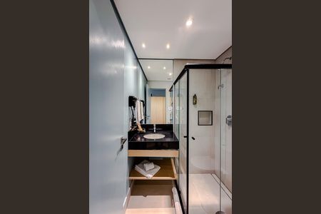 Studio para alugar com 25m², 1 quarto e sem vaga Studio para alugar com 25m², 1 quarto e sem vagaBanheiro