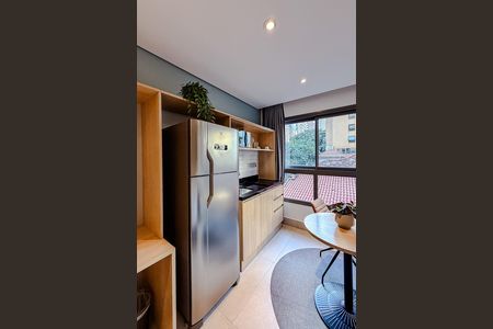Studio para alugar com 25m², 1 quarto e sem vaga Studio para alugar com 25m², 1 quarto e sem vagaCozinha