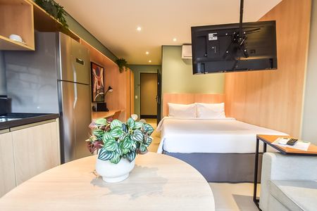 Studio para alugar com 25m², 1 quarto e sem vaga Studio para alugar com 25m², 1 quarto e sem vagaStudio