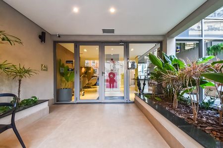Studio para alugar com 25m², 1 quarto e sem vaga Studio para alugar com 25m², 1 quarto e sem vagaEntrada