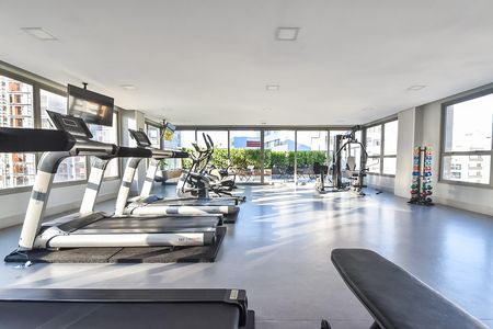 Studio para alugar com 25m², 1 quarto e sem vaga Studio para alugar com 25m², 1 quarto e sem vagaÁrea comum - Academia