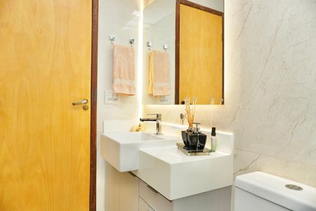 Apartamento à venda com 82m², 3 quartos e 1 vaga Apartamento à venda com 82m², 3 quartos e 1 vagaBanheiro Social