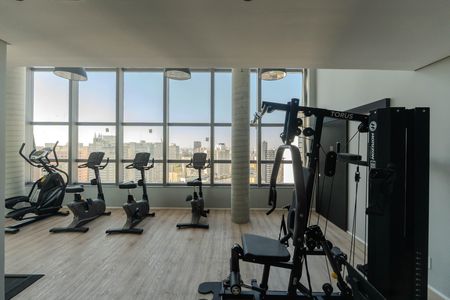 Studio à venda com 24m², 1 quarto e 1 vaga Studio à venda com 24m², 1 quarto e 1 vagaÁrea comum - Academia