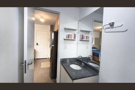 Banheiro de kitnet/studio para alugar com 1 quarto, 32m² em Vila Mariana, São Paulo