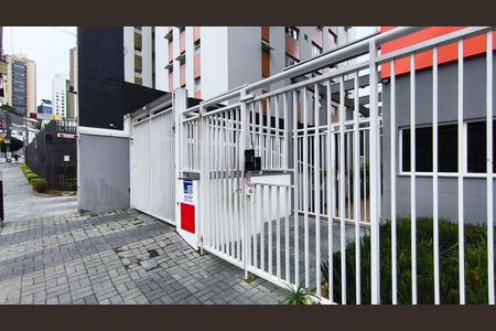 Studio para alugar com 32m², 1 quarto e sem vagaFachada + Plaquinha