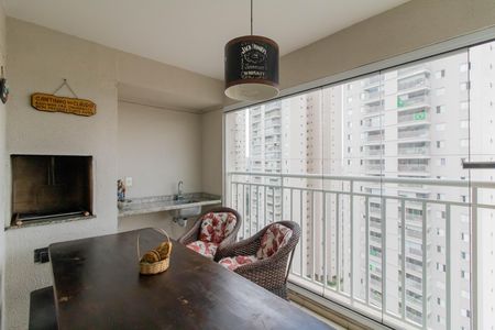 Varanda Gourmet  de apartamento à venda com 3 quartos, 86m² em Vila Augusta, Guarulhos