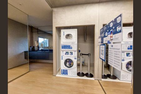 Studio para alugar com 23m², 1 quarto e sem vaga Studio para alugar com 23m², 1 quarto e sem vagaLavanderia
