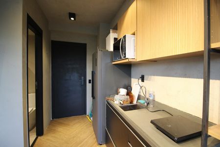 Cozinha de kitnet/studio à venda com 1 quarto, 27m² em Vila Olímpia, São Paulo