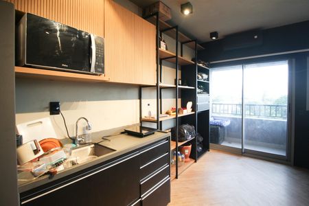 Cozinha de kitnet/studio à venda com 1 quarto, 27m² em Vila Olímpia, São Paulo