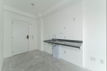 Cozinha de kitnet/studio à venda com 1 quarto, 27m² em Santo Amaro, São Paulo
