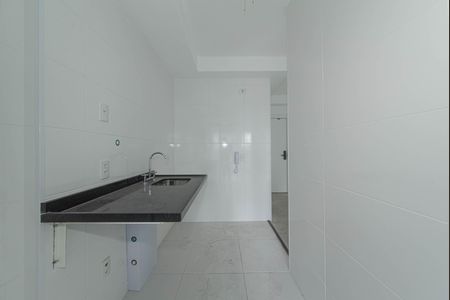 Cozinha de apartamento para alugar com 1 quarto, 48m² em Santo Amaro, São Paulo